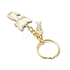 Alloy Enamel Cat Keychain KEYC-JKC01182-02-4