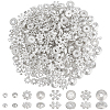 400Pcs 8 Styles Alloy & Brass Spacer Beads DIY-PA0001-93-1
