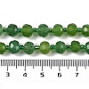 Natural Dyed White Jade Beads Strands G-H057-A22-17-5