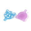 Luminous & Frosted Transparent Resin Cabochons RESI-T026-07M-2