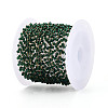 Handmade 304 Stainless Steel Faceted Round Link Chains CHS-N008-05G-01-2