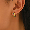 Ring Brass Hoop Earrings OA5119-3