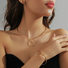 Teardrop Alloy Bangles & Necklaces Sets FS-WG43B4A-04-1
