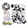 DIY Candy Color Beaded Pendant Decoration Making Kits DIY-P081-B03-1