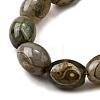 Tibetan Style dZi Beads Strands G-S389-A13-4