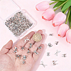 100Pcs 10 Styles Tibetan Style Alloy Beads FIND-BM0001-50-3