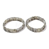 Natural & Synthetic Mixed Gemstone Faceted Beaded Stretch Bracelets for Women BJEW-K251-08-5