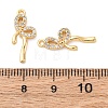 Brass Rhinestone Pendants KK-E793-16G-3