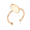 Brass Cuff Ring Findings KK-N276-03E-G-1