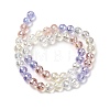 Electroplate Glass Beads Strands EGLA-D300-06-8mm-08-2