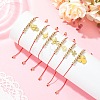 304 Stainless Steel Charm Bracelets BJEW-JB13684-1