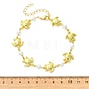 Ocean 304 Stainless Steel Sea Animals Link Chain Anklets for Women AJEW-AN00823-01-4