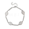 Religion 304 Stainless Steel Link Bracelets BJEW-F524-04B-P-4