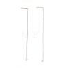 Ion Plating(IP) 304 Stainless Steel Stud Earring Finding LS-STAS-E161-06RG-1