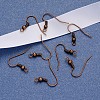 50Pcs Iron Earring Hooks IFIN-YW0001-35R-NF-2