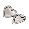 304 Stainless Steel Locket Pendants STAS-B128-22B-G-2