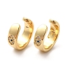 Rack Plating Brass Micro Pave Cubic Zirconia Cuff Earrings EJEW-P226-04G-1