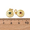 Brass Micro Pave Cubic Zirconia Pendants ZIRC-I368-02G-3