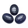 Synthetic Blue Goldstone Cabochons G-P393-I16-1