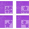 Acrylic Earring Handwork Template TOOL-WH0152-012-3