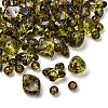 Two Tone Transparent Acrylic Beads OACR-Z041-16-2