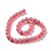 Natural Malaysia Jade Beads Strands G-A146-6mm-B08-4