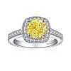 925 Sterling Silver Micro Pave Cubic Zirconia Plain Band Rings RJEW-P103-03P-D-1