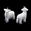 Flocking Opaque Resin Pendants RESI-F064-A01-2
