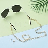 Aluminium Cable Chains/Paperclip Chains Eyeglasses Chains AJEW-EH00011-5