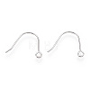 Anti-Tarnish Rhodium Plated 925 Sterling Silver Earring Hooks STER-T007-117P-1