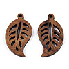 Natural Walnut Wood Pendants WOOD-T023-16-1