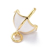 Real 18K Gold Plated Brass Charms KK-L188-24G-4
