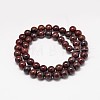 Natural Brecciated Jasper Round Beads Strands X-G-P075-14-8mm-2