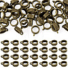 50Pcs Tibetan Style Alloy Tube Bails TIBE-TAD0001-01AB-1