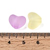 Frosted Transparent Acrylic Beads FACR-C001-01G-3
