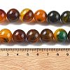 Natural Multi-Color Agate Beads Strands G-A261-B05-14mm-5