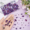 280Pcs 5 Styles Glass Beads Strands GLAA-SC0002-11-3