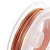 3 Rolls 3 Style Bare Round Copper Craft Wire CWIR-BC0006-16-4