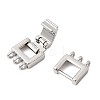 Brass Fold Over Clasps KK-Z150-20P-01-2