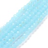 Electroplate Glass Beads Strands EGLA-A044-J4mm-L04-1