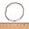 Brass Beaded Stretch Bracelets for Women BJEW-U018-01P-5