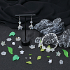 DIY Leaf Flower Findings Kits DIY-PA0001-64A-4