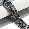Natural Moss Agate Bead Strands X-G-J358-01-6mm-5