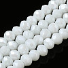 Electroplate Glass Beads Strands EGLA-A034-P6mm-A02-1