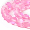 Synthetic Moonstone Beads Strands G-E573-01B-25-3