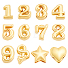 12Pcs 12 Styles Brass Charms KK-PH0014-82-1