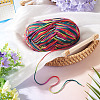 Light Gradient Segment Dyed Polyester Yarn DIY-TADJ0002-005L-6