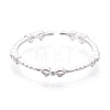 925 Sterling Silver Open Cuff Rings for Women STER-N016-149S-2
