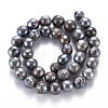 Natural Baroque Pearl Keshi Pearl Beads Strands PEAR-S021-185-2