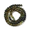 Natural Green Tourmaline Beads Strands G-B088-C07-04-3